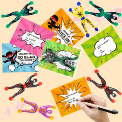 ShyLizard valentines gift set for kids promotes cooperative games and joy in class