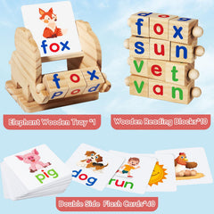 ShyLizard vowel-rotating-blocks for forming simple words
