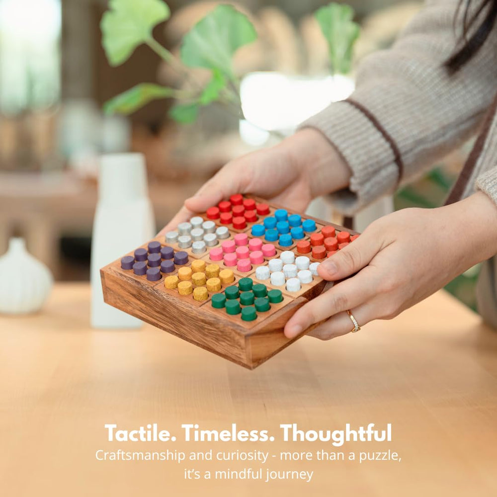 Reusable 9x9 grid for mess-free Sudoku on any surface