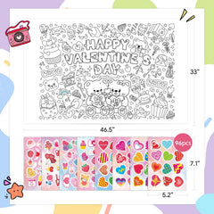 SICOHOME giant coloring poster setup for classroom and party use.