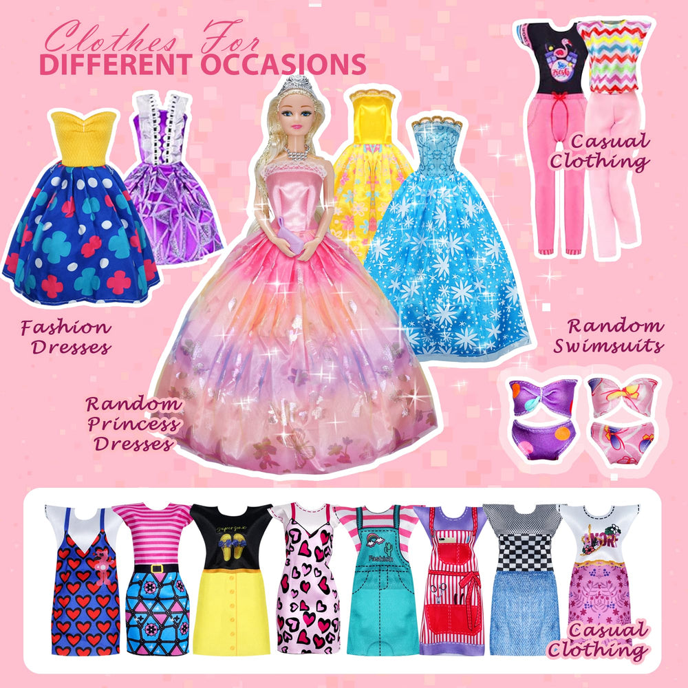 Sidola princess dresses set offering colorful outfits for storytelling and fashion play.