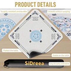 SiDreea Mahjong Mat rolled for compact storage saving space between sessions