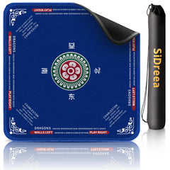SiDreea Mahjong Mat 32.4 x 32.4 inch, spacious surface for Mahjong and board games.