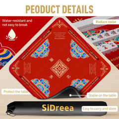 SiDreea Mahjong Mat Foldable Design makes storage simple.