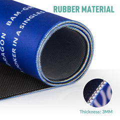 SiDreea Mahjong Mat sealed edges prevent cracking and peeling.