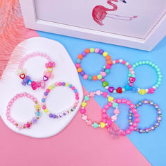 SIELEVIN colorful heart bracelet, ideal for sharing with friends.