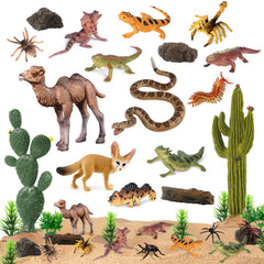 Sienon desert animal figures camel for classroom dioramas and cake toppers.