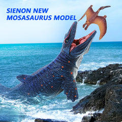 SIENON Mosasaurus cake topper for dramatic dinosaur-themed desserts.