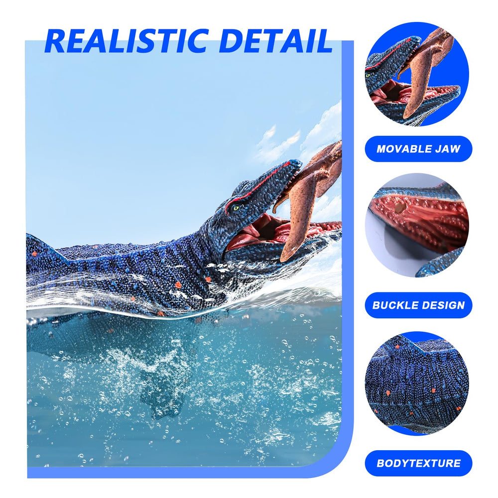 SIENON Mosasaurus and Pterosaur duo for interactive water play.