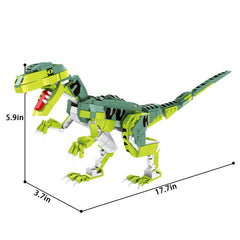 Sienon Velociraptor showing adjustable neck and joints.