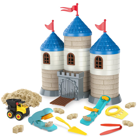 SIGHTEEDA sand play kit open set supports creative, mess-free indoor play.