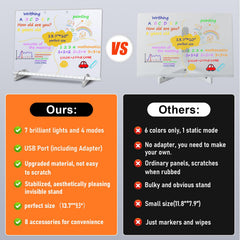 Signsxcel LED drawing board with tracing book for guided practice