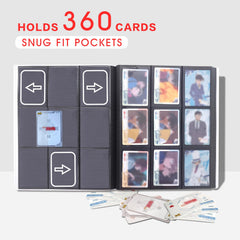 Sihdnok interior pages are acid-free and non-PVC to protect cards