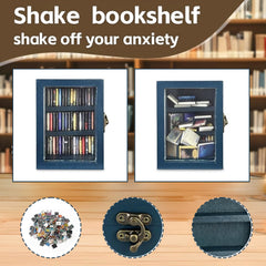 SIHPTO mini books display with 60pcs offers tactile play and visual order.