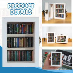 SIHPTO mini-bookshelf organized book rows perfect for shelf styling and focus.