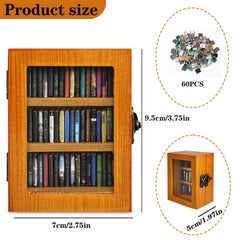 SIHPTO miniature library shows 60 books for mindful organization