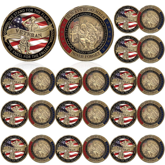 Siifert 24-piece armor of God coins in packaging, ready for gifting or personal collection.