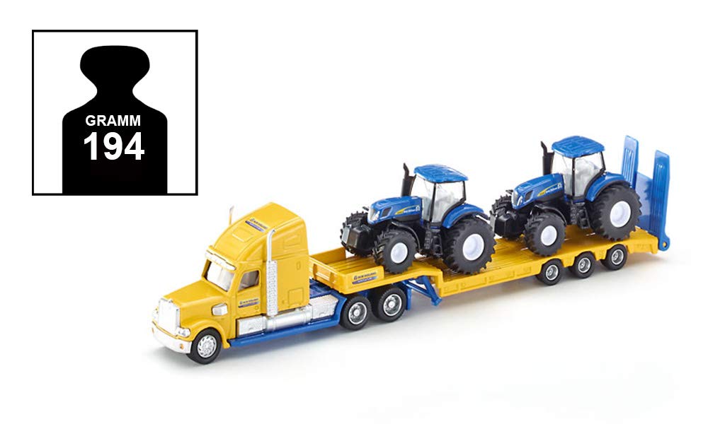 Siku 1805 rubberised tyres deliver traction during play.