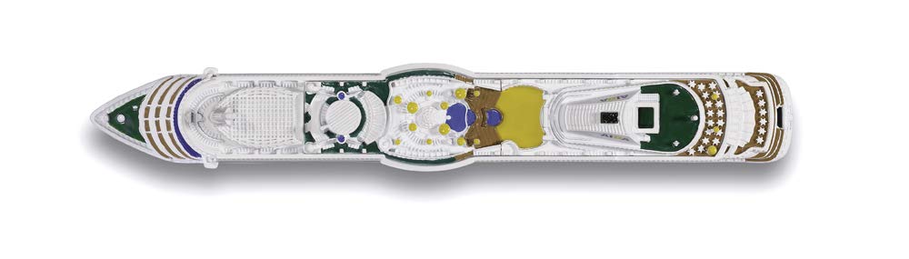 Gift-ready AIDALuna cruise ship for cruise enthusiasts and collectors.