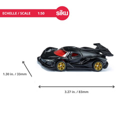 SIKU Apollo IE model with red interior highlighting vivid cockpit details.