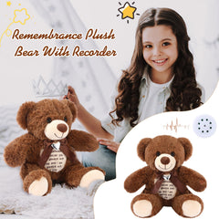 Silipull dark brown plush bear, durable for daily hugs.