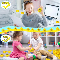 Silipull yellow stress ball on desk setup for focus during study or work.