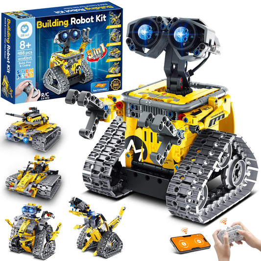 Sillbird robot building kit laid out for hands-on learning and family project time.
