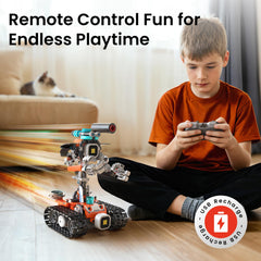 Sillbird robot LED eyes display expressive feedback during interactive play.