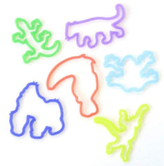 Silly Bandz Rainforest 24-pack colorful silicone bands for creative play.