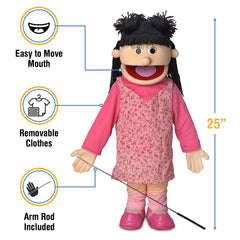 Silly Puppets arm control rod included for versatile hand movement