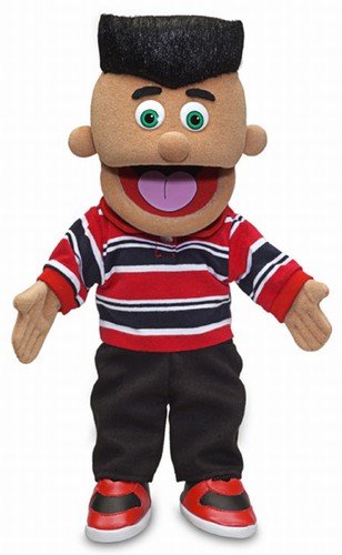 Silly Puppets Jose 14-inch hand puppet front view for imaginative play.