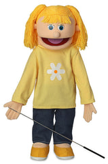Silly Puppets Katie Peach Girl full body puppet ready for expressive performances