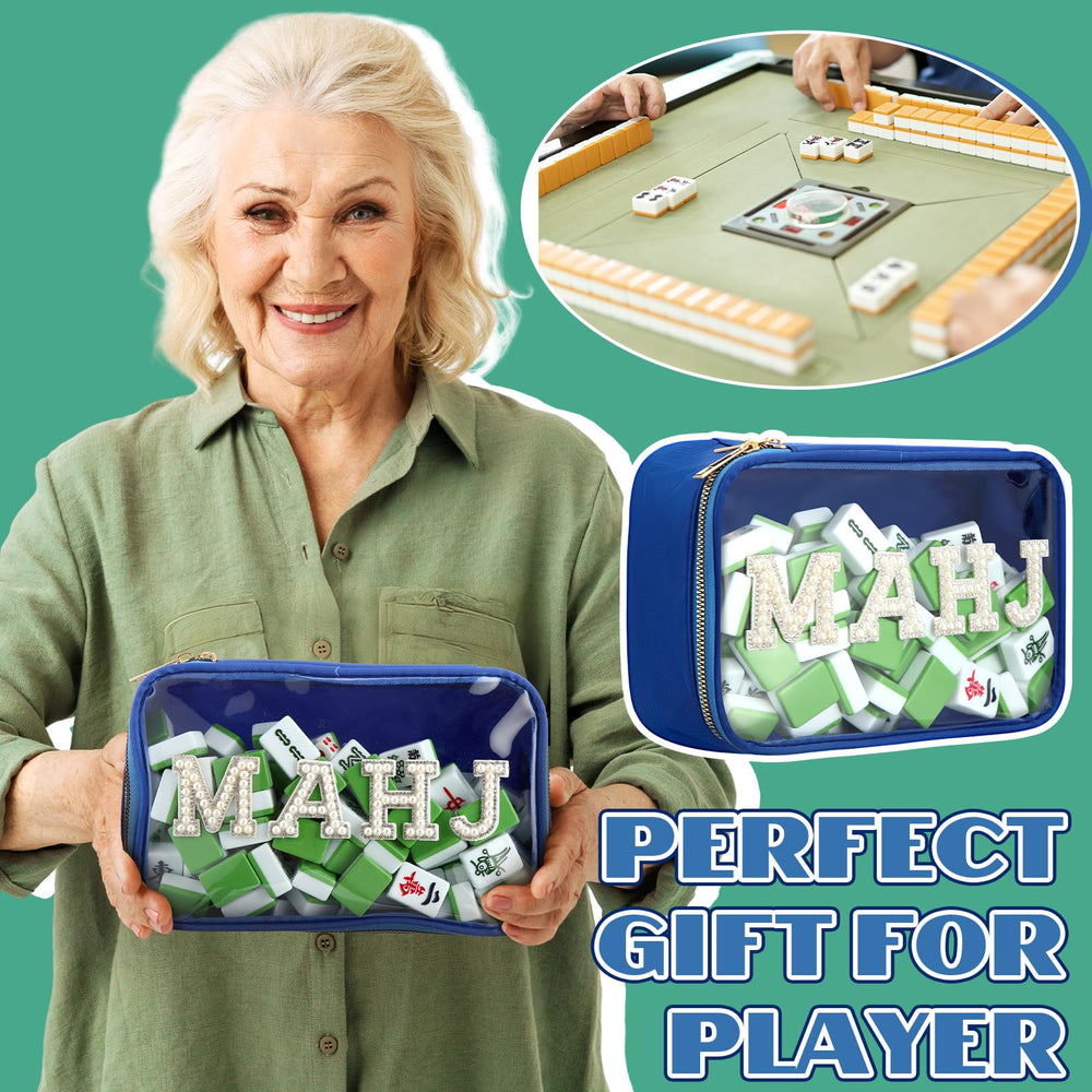 SilTriangle mahjong tile bag waterproof material protects contents during rain or spills.