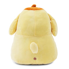 Silver Buffalo Pompompurin plush money bank soft fabric as desk companion.