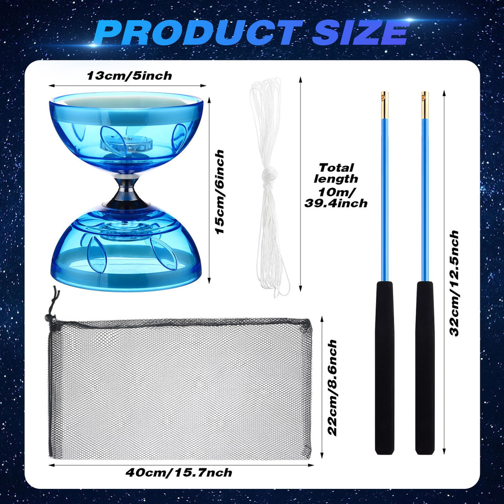Simgoing diabolo sticks with foam grip for comfortable control.