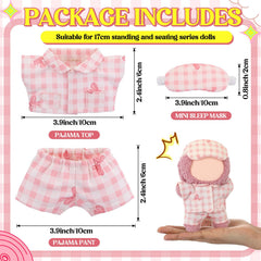 Simgoing doll pajama set close-up of stitching and craftsmanship