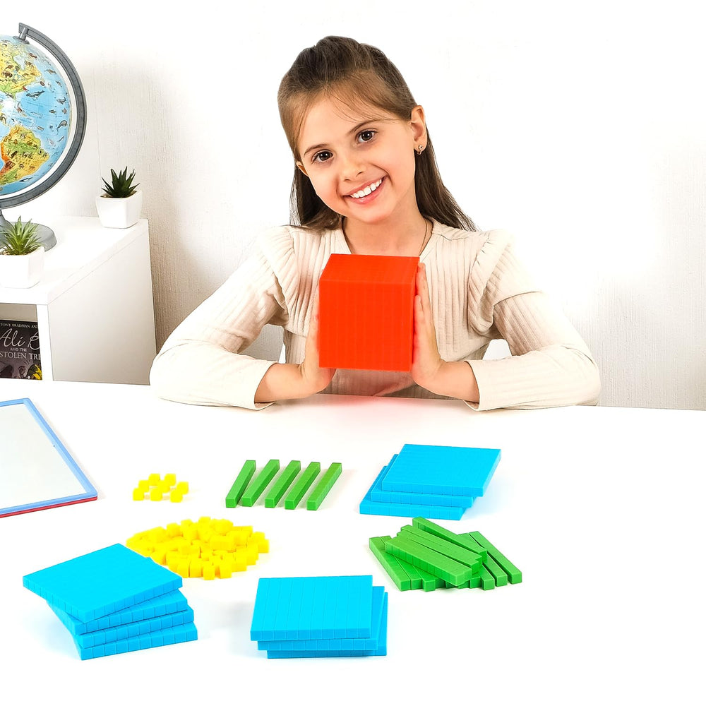 Simply Magic kids using blocks during classroom activity for guided practice.