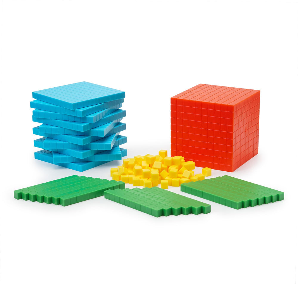 Simply Magic storage case keeps all 131 pieces organized for classroom use.