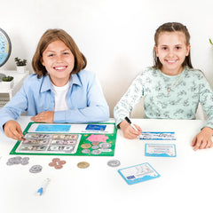 Simply Magic dry erase markers for erasable teaching prompts and notes.