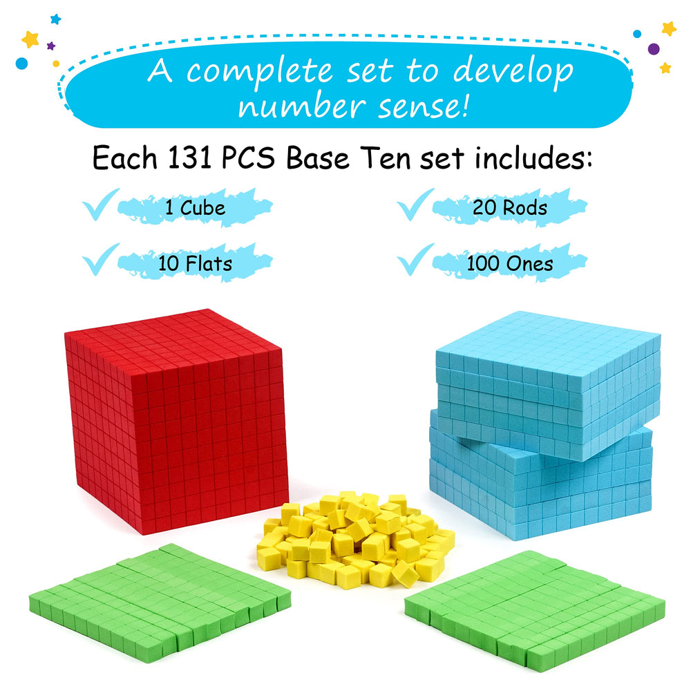 Simply Magic tens rods close-up ideal for place value demonstrations and regrouping.