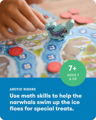 SimplyFun Arctic Riders narwhal-pawns on the board encourage strategy and quick decisions