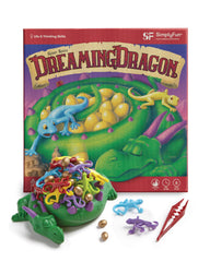 SimplyFun Dreaming Dragon nest scene promotes calm focus during play.