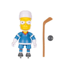 The Simpsons Bart hockey-stick figure showcases an action-ready accessory for imaginative play.