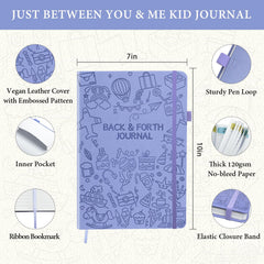 SIMSIMY kid journal prompts page encouraging creativity and meaningful conversations.