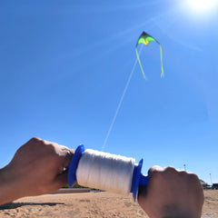 Simxkai two-pack kite set helps organized outdoor flying.