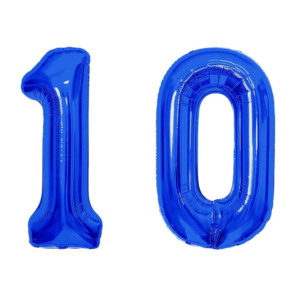 SINBEE 40 inch navy blue 0 balloon for a bold birthday backdrop