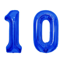 SINBEE 40 inch navy blue 0 balloon for a bold birthday backdrop