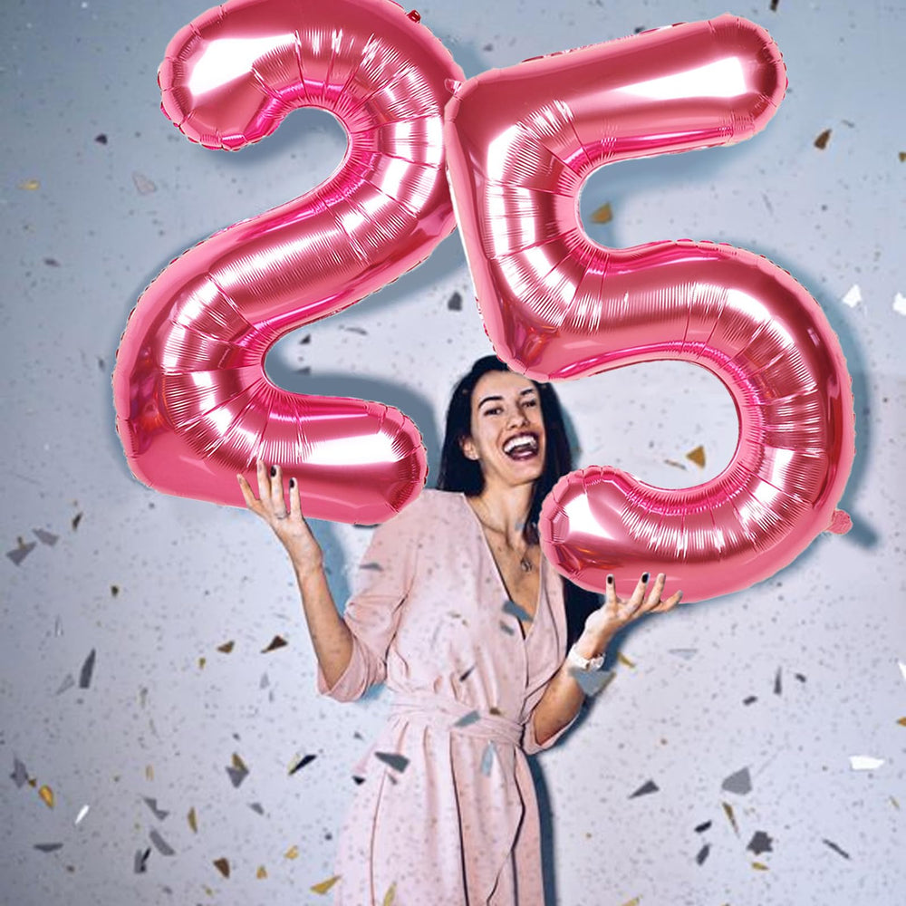 SINBEE number balloon used for creative photo setup