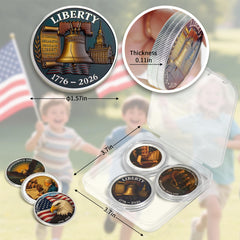 SINBRLAI declaration back coin with symbols for patriotic display.