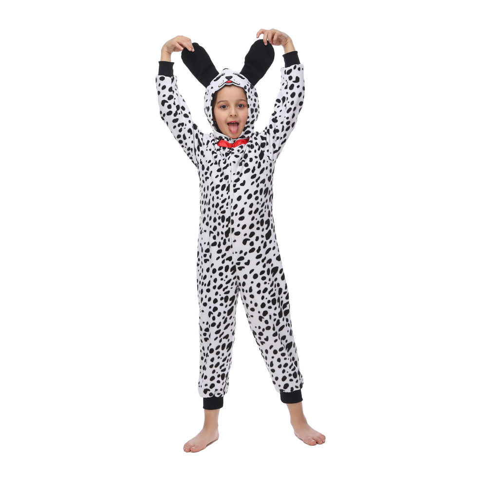 Sincere Party Dalmatians Onesie Hood keeps kids cozy and ready for pretend play